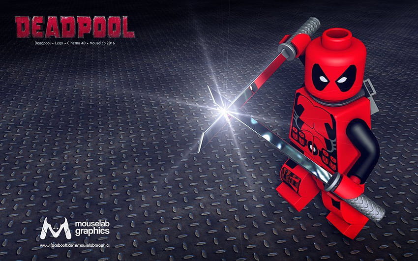 LEGO Deadpool HD wallpaper