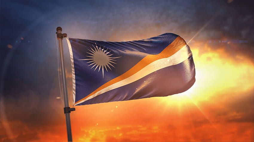 Marshall Islands Flag HD wallpaper