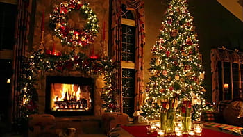 Christmas classics with fireplace backgrounds HD wallpapers | Pxfuel