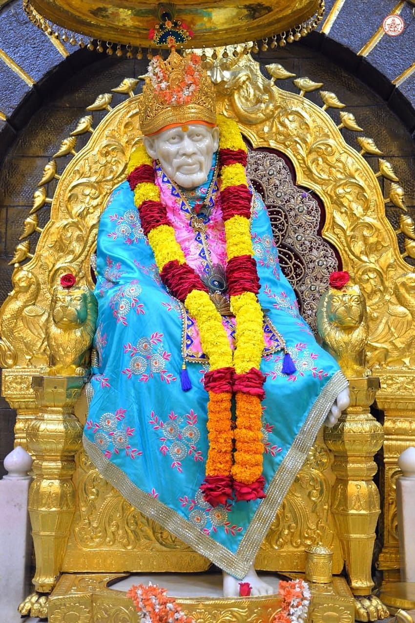 Lalitha na ch grupowych Sai Leela Whatsapp. Sai Baba z Shirdi Tapeta na telefon HD