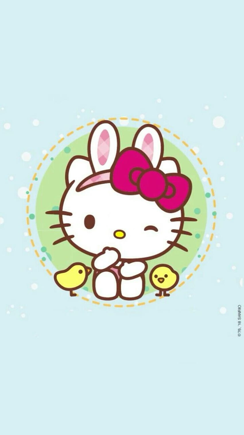 Hello Kitty Easter on Dog, hello kitty pfp HD phone wallpaper