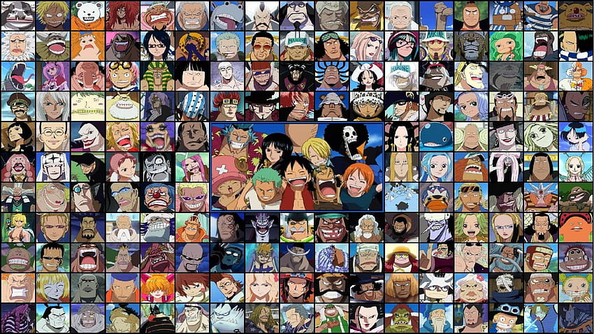 All One Piece Characters HD wallpaper