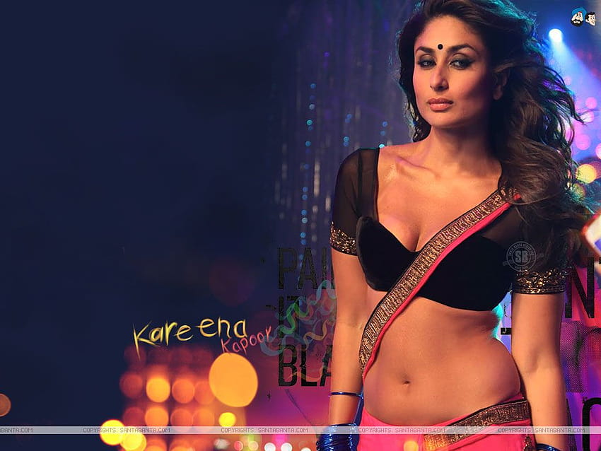 Горещи боливудски героини и актриси и индийски модели, пъпа Карина Капур HD тапет