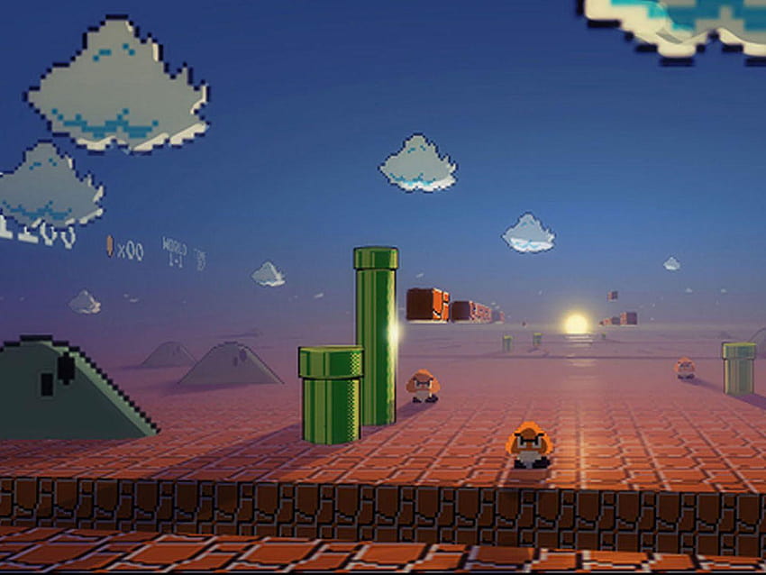 Super Mario Bros 3d, fond super mario bros Fond d'écran HD