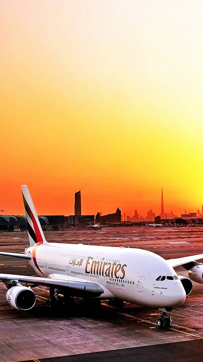 Emirates przez gorifky, iphone linii lotniczych emirates Tapeta na telefon HD