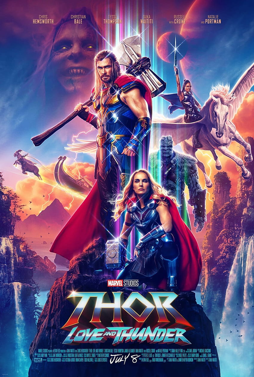 Thor: Miłość i grzmot Tapeta na telefon HD
