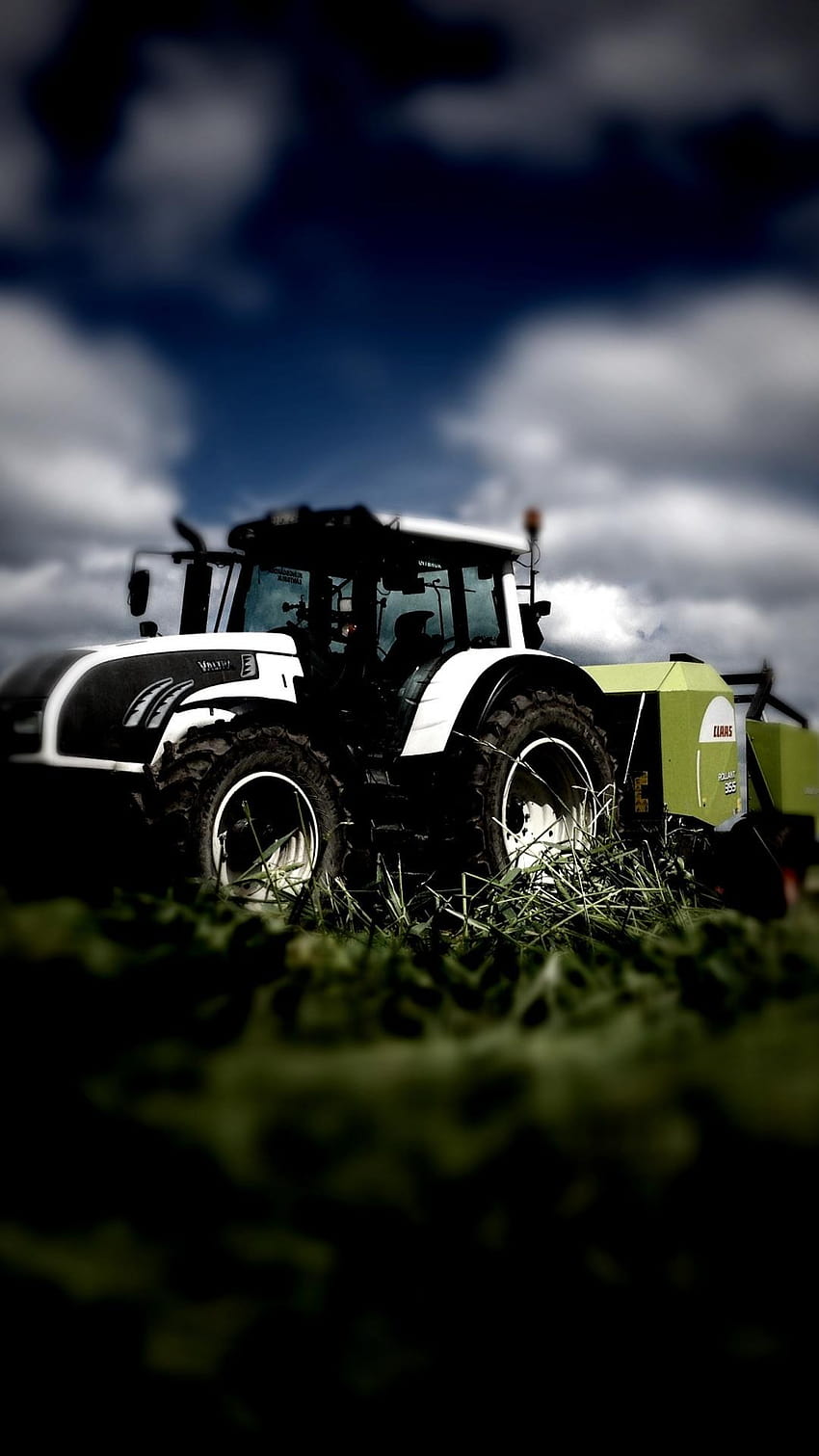 Farming agriculture valtra t202 claas rollant 355 HD phone wallpaper