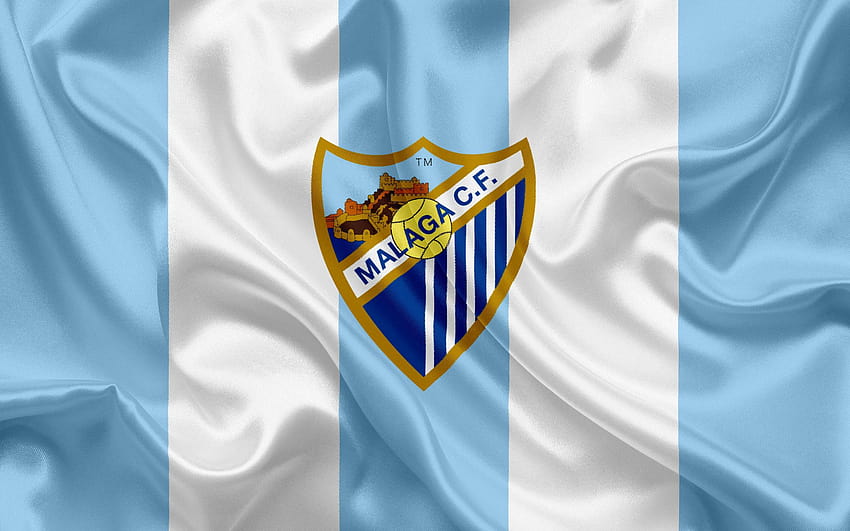 Malaga FC, football club, Malaga emblem, logo, malaga cf HD wallpaper