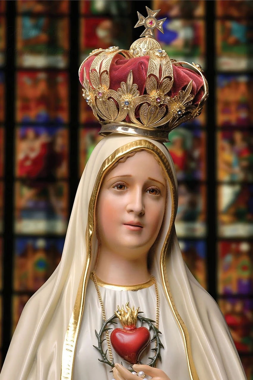 Sainte Marie, Mama Mary, Mary I, Prayer Cards, Religious, our lady of fatima mobile HD phone wallpaper