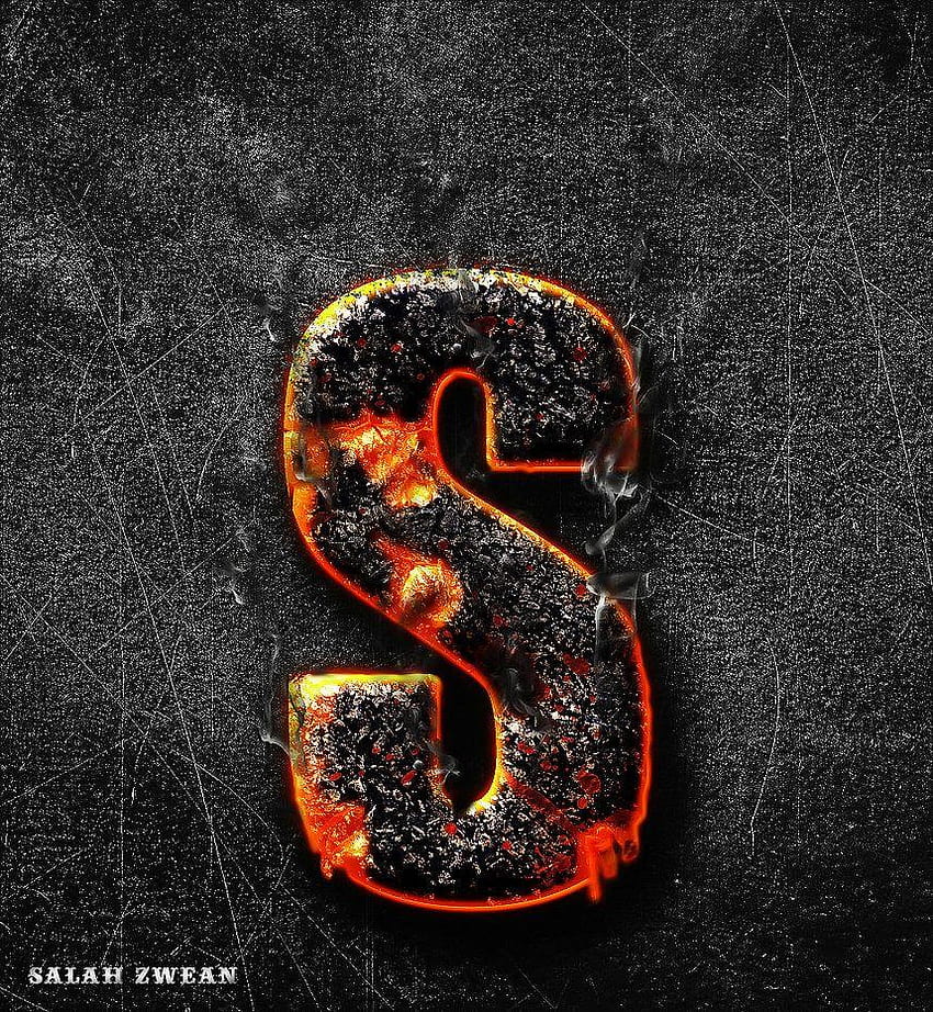 Cool Letter Styles S Fire style .. letter s by, s letter HD phone wallpaper