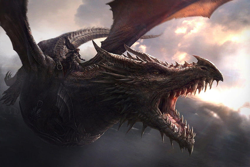 Game of Thrones Dragons, rumah naga Wallpaper HD