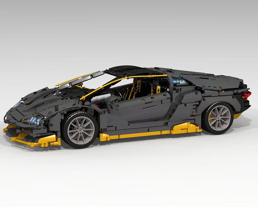 LEGO Lamborghini Centenario Wants To Sit On Your Desk; Will You Help It? HD wallpaper