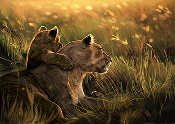 Sư tử cái: Cùng chiêm ngưỡng vẻ đẹp tuyệt vời của sư tử cái trong hình ảnh tuyệt đẹp này! Cảm nhận sự uy nghi của động vật hoang dã tuyệt đẹp này trong sức mạnh của nó. Thưởng thức màu sắc rực rỡ biểu tượng của lòng can đảm và sự khéo léo trong đấu tranh.