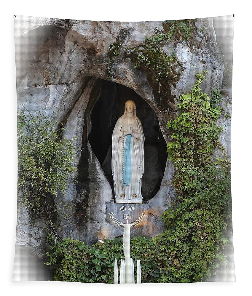 Our Lady Of Lourdes Grotto Tapestries HD phone wallpaper | Pxfuel