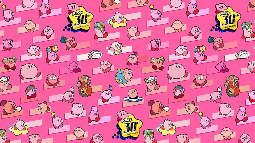 Nintendo wydaje niesamowitą grę z okazji 30. rocznicy Kirby'ego, kirby 2022 Tapeta HD