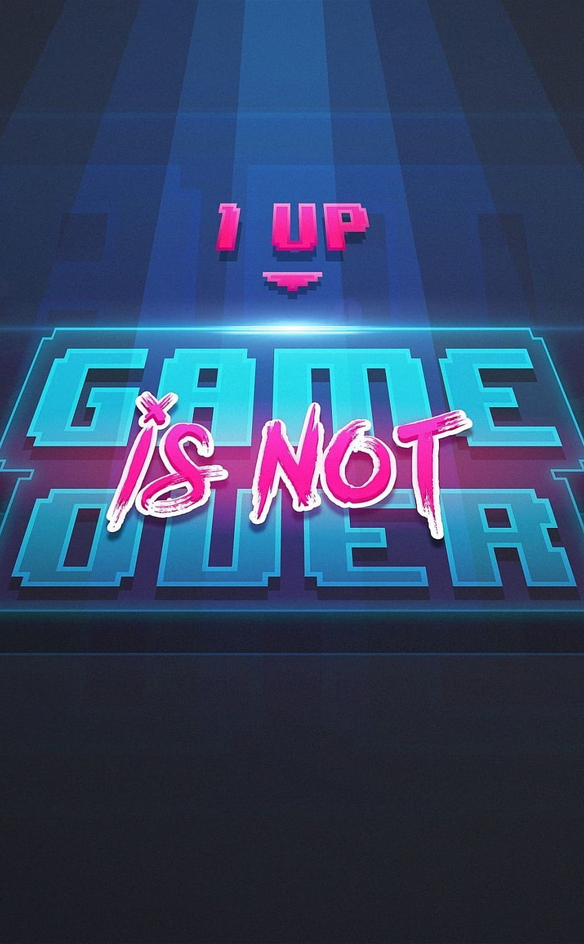 Game over, 1 Up, art, 950x1534, aesthetic game over ps4 HD phone ...