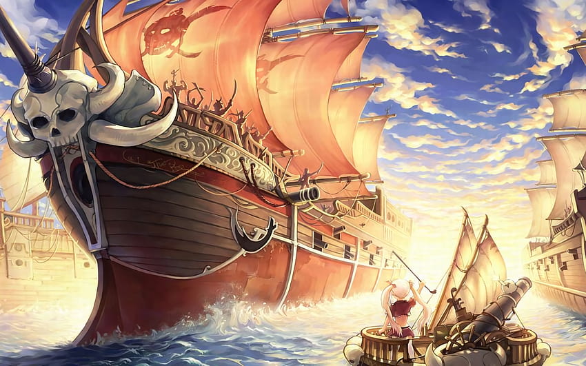 Ship Computer , Backgrounds, one piece boat HD wallpaper