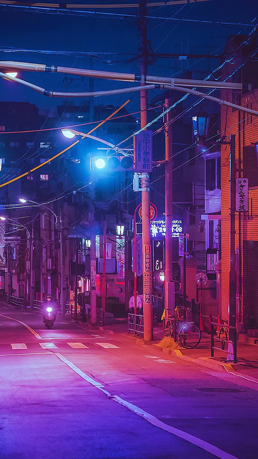 A Street In Japan [3000x1996] :, aesthetic japan city HD phone ...