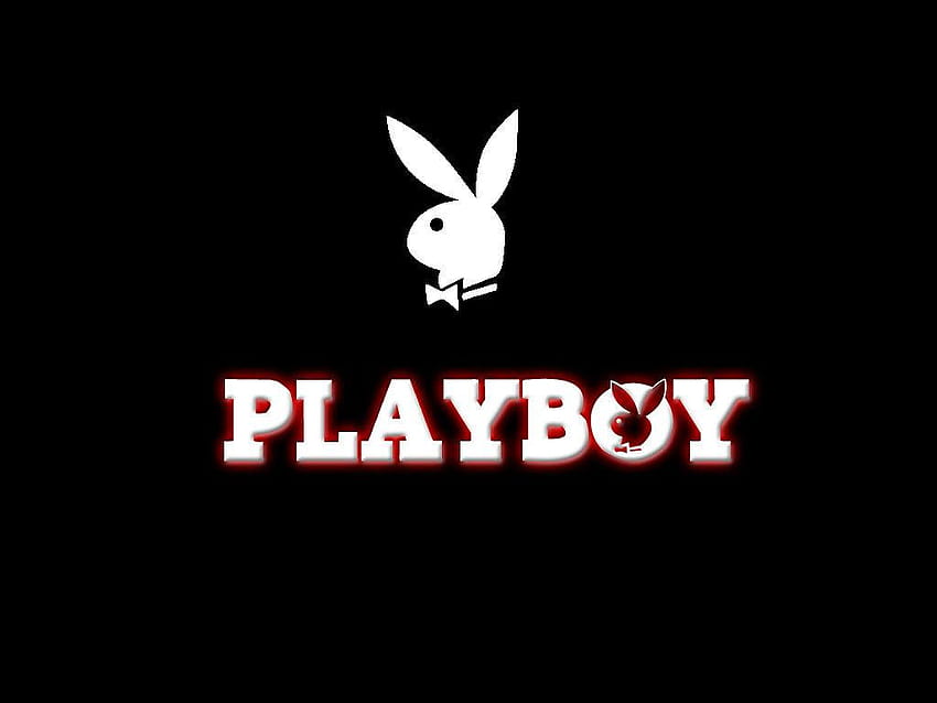 Playboy Bunny, computadora con el logotipo de Playboy fondo de pantalla