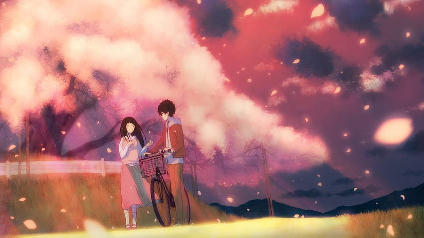 After School Memories pretty scenic guy bicycle bonito sweet nice  anime HD wallpaper  Peakpx