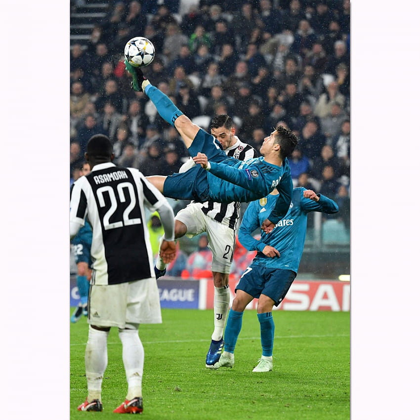 Cristiano Ronaldo Bicycle Kick Real Madrid vs Juventus Cool Art, ronaldo bicycle kick vs juventus HD phone wallpaper