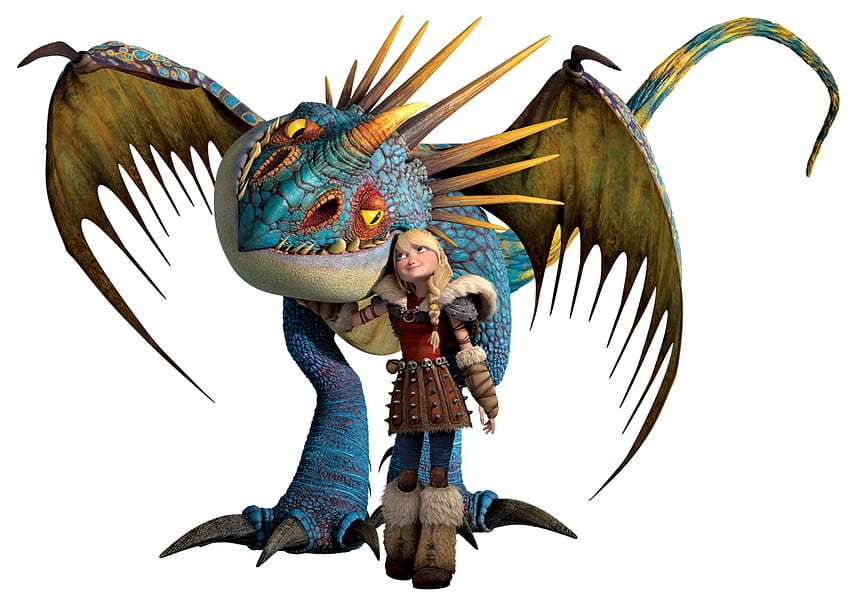 Astrid and Stormfly HD wallpaper