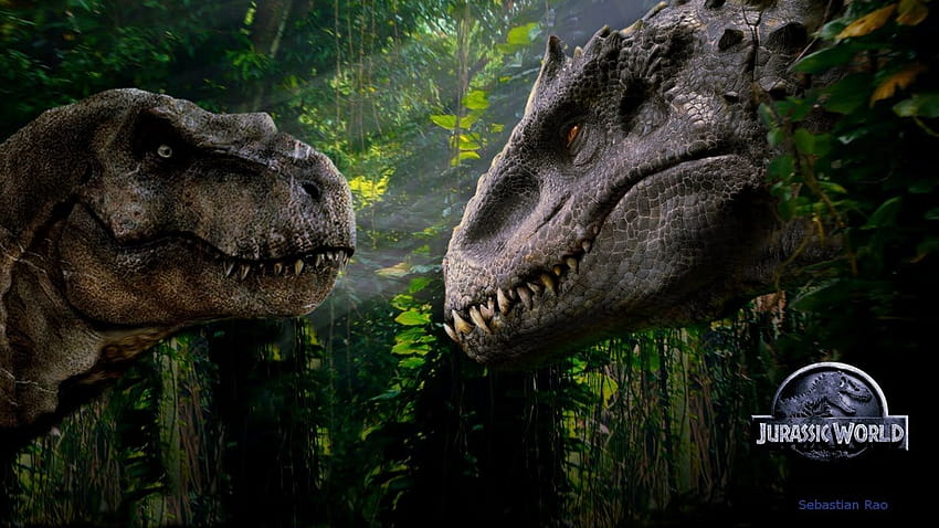 100 신선한 인도미누스 렉스 2019, t rex vs indominus rex HD 월페이퍼