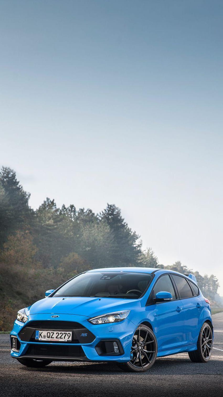 พื้นหลังโทรศัพท์สากล Electric Blue Ford Focus RS, ford focus iphone วอลล์เปเปอร์โทรศัพท์ HD