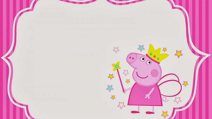 Peppa Pig Fairy Invitations et Party Printables Oh My Fiesta [1600x1066] pour votre, Mobile & Tablet, peppa pig birtay Fond d'écran HD