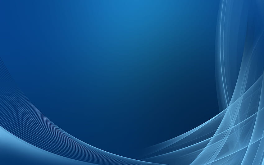 Обикновени тъмносини фонове 8, синя вълна на Windows 7 HD тапет