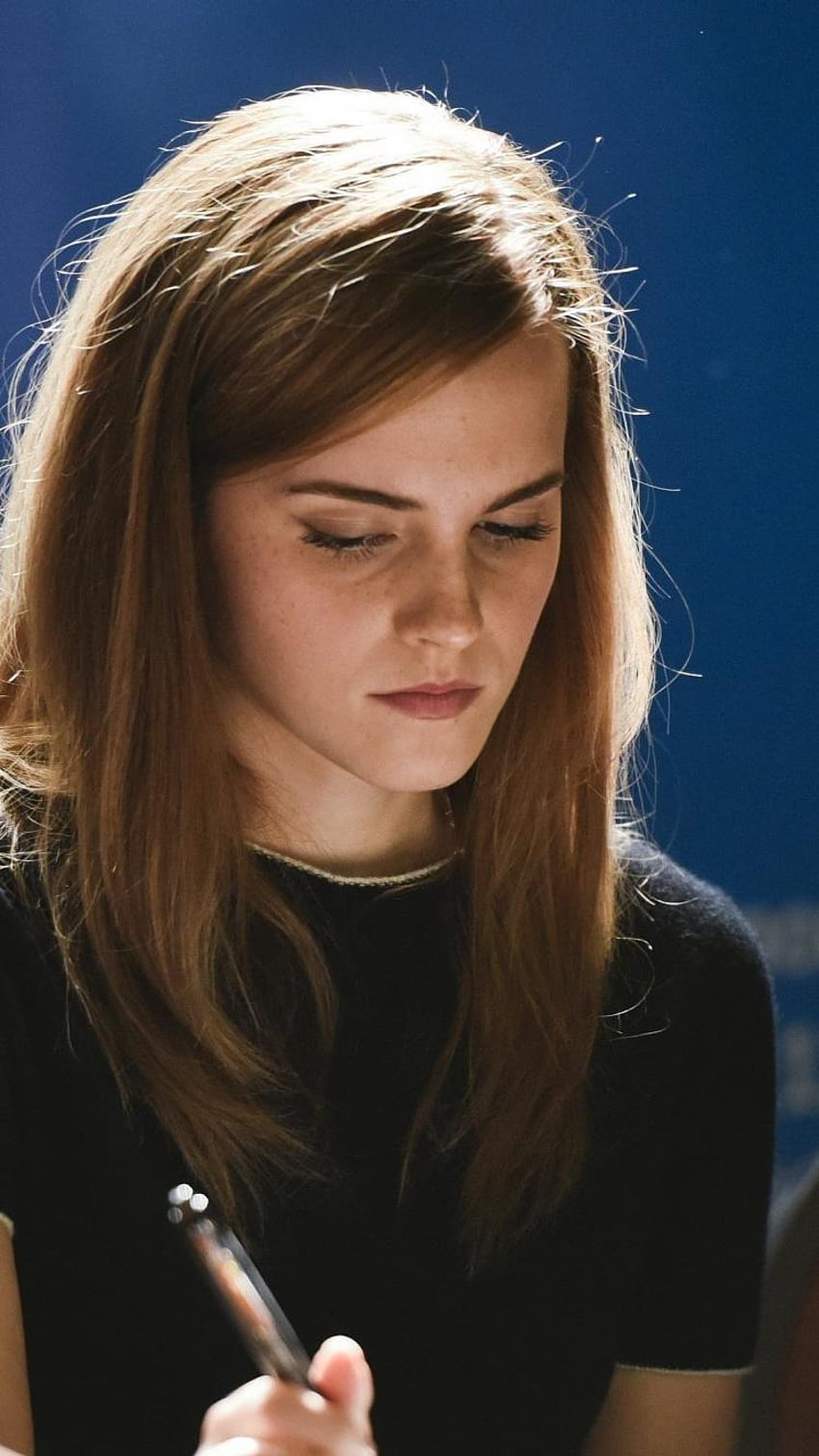 Emma Watson, brunetka, aktorka, aktorka iPhone'a Tapeta na telefon HD