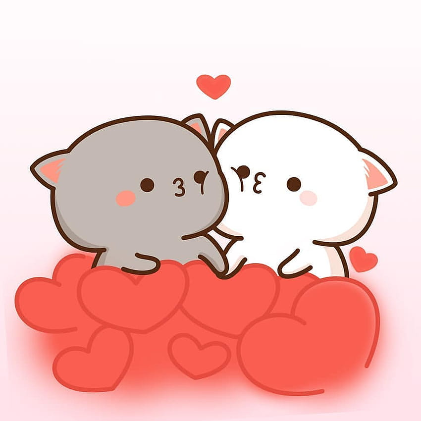 Tag your Valentine, peach and goma HD phone wallpaper