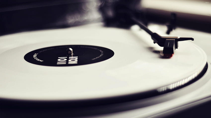 Record player, old school music HD wallpaper