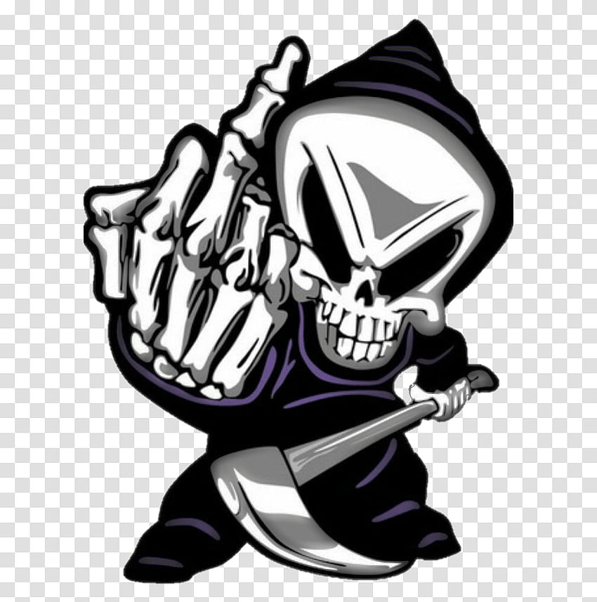 Skull Reaper Cuss Dirty Skull Middle Finger, Hand, Pirate Transparent Png – Pngset, スケルトン中指 HD電話の壁紙