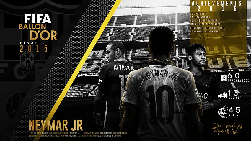 FIFA Ballon D'Or 2015 Finalist: Neymar by JoKeRWord, fifa ballon dor HD wallpaper