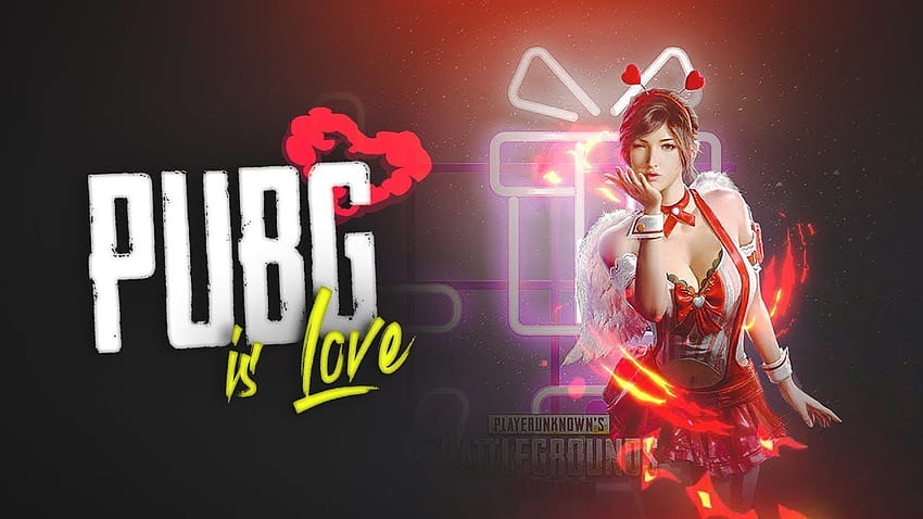 PUBG MOBILE LIVE, Pubg-Valentinstag HD-Hintergrundbild