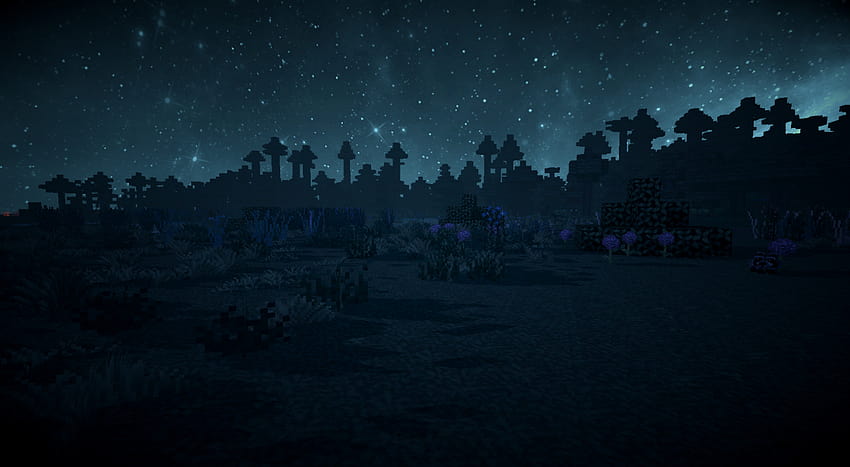 noche de minecraft shaders, noche de minecraft fondo de pantalla