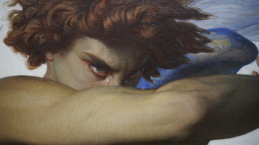 Alexandre Cabanel Malarstwo Anioł Upadły anioł Renesansowa sztuka klasyczna Tapeta HD