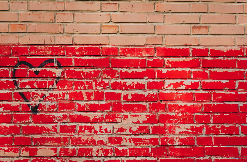 red, stone wall, video, brickwork, wall, reconnecting HD wallpaper