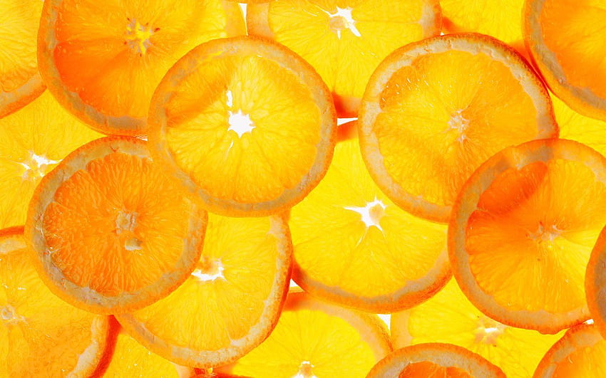 Rodaja de naranja, fruta de naranja fondo de pantalla