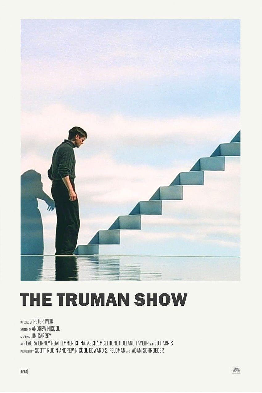 โปสเตอร์ยนตร์ทางเลือก The Truman Show เยี่ยมชมร้านค้าของฉัน วอลล์เปเปอร์โทรศัพท์ HD