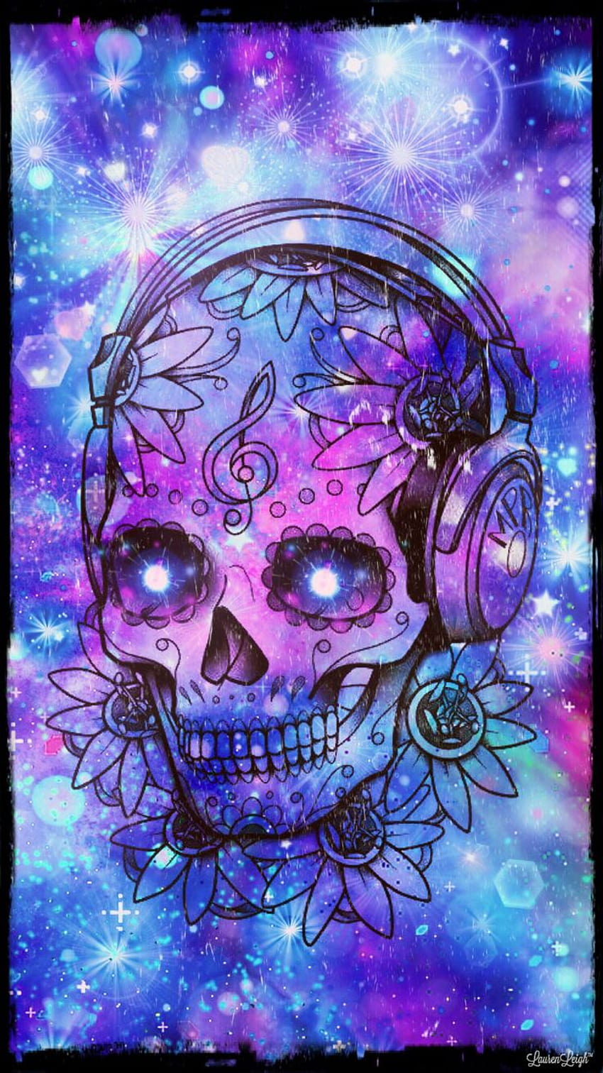Galaxy Skull, rainbow skull HD phone wallpaper | Pxfuel