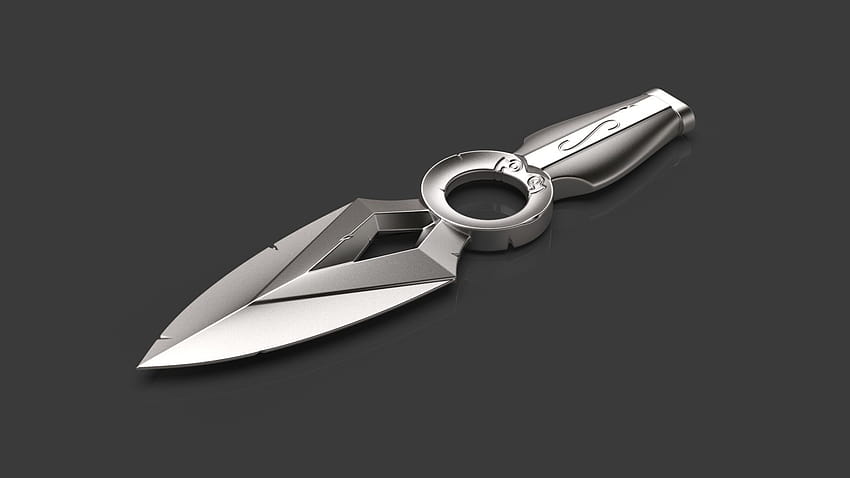 Cuchillo arrojadizo Valorant Jett Imprimible en 3D, cuchillos arrojadizos fondo de pantalla