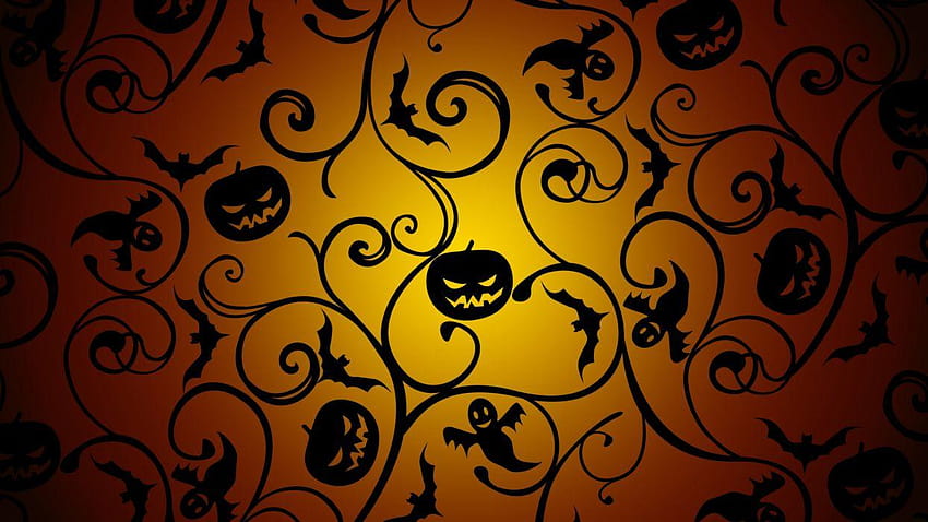 HALLOWEEN holiday dark horror spooky, halloween orange HD wallpaper
