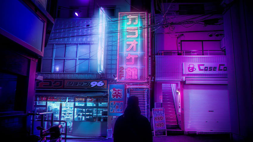 Seeing Tokyo through a game designer's eyes, purple neon lights tokyo ...