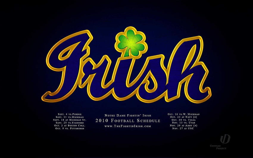For Notre Dame Football High Quality Computer, notre dame fighting irish football HD wallpaper