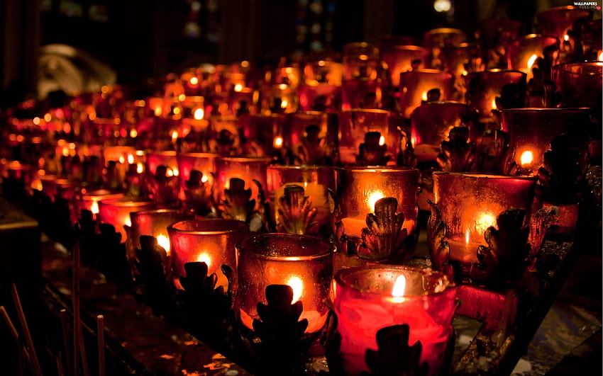 flame, All Souls' Day, candles, all souls day HD wallpaper