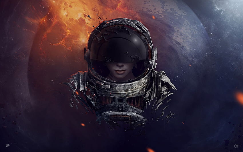 Space surreal horror grunge astronaut HD wallpapers | Pxfuel