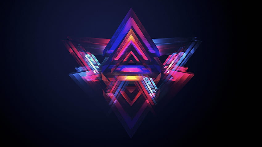 abstract, Justin Maller, Facets / and Mobile HD wallpaper
