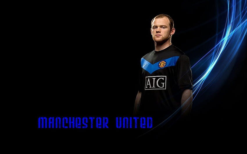 2014 Wayne Rooney Manchester United FC papel de parede HD